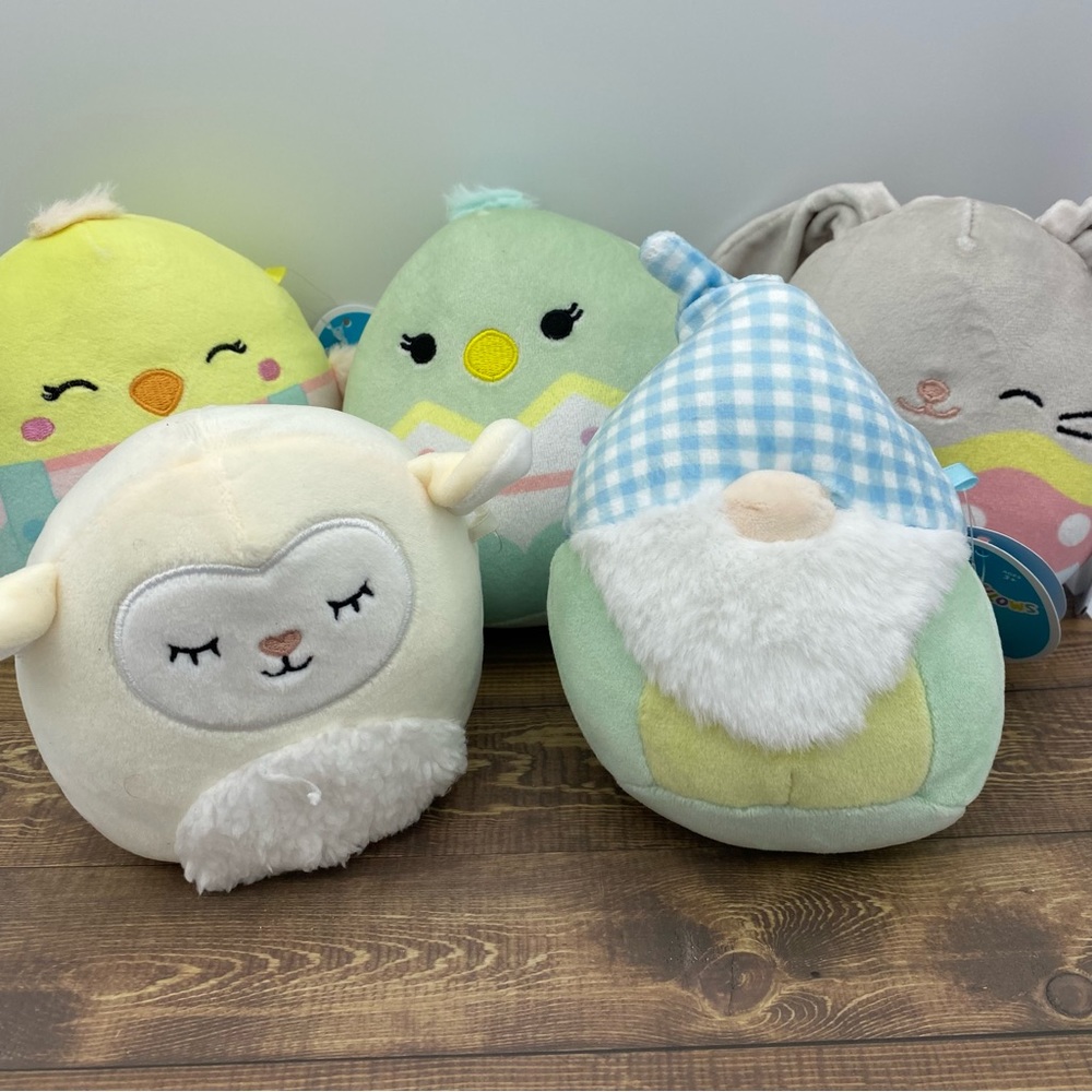 Easter Squishmallows Mini Plush 4 Inch Stuffed Animals Bunny Chicks Gnome Lamb